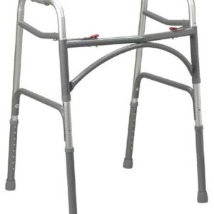 Double Button Extra-Wide Adult Folding Walker (Bariatric)