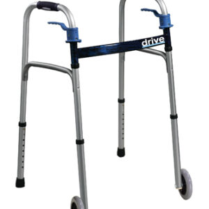 Walker Folding Trigger Release Adult with 5  Wheels  (Drive)