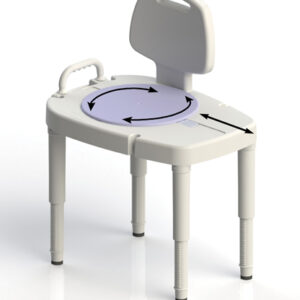 Transfer Bench 30 w x 20.5 d Sliding-Rotating