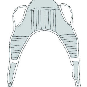 U-Sling Padded Polyester Large  38 x69  w/Head Support