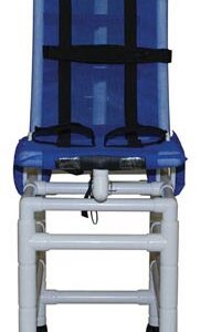 Bath Chair Articulating Lg PVC Reclining w/ Base & Casters