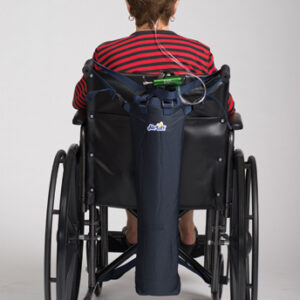 Carrier Bag for D/E Cylinders Attaches to Wheelchair/Scooter