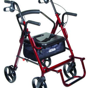 Duet Rollator/Transport Chair Black
