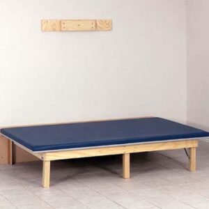 Wall Mounted Folding Mat Black Platform 4'W x 7'L x 18 H