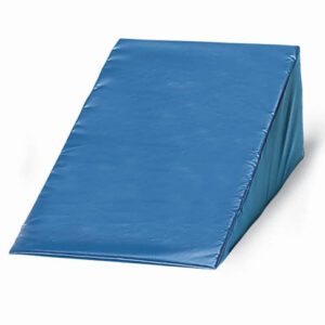Vinyl Covered Foam Wedge 6 h x 20 w x 22 l  Navy