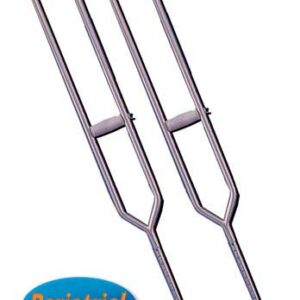 Crutches  Steel  H/D Bariatric Adult  (Pair)