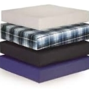 Wheelchair Cushion Foam Black 20 W x 16 D x 2 H