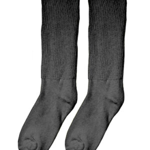 Diabetic Socks - Medium (8-10) (pair) Black