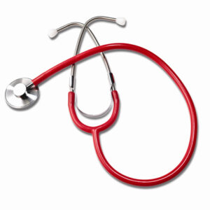 Single Head Nurses Red Stethoscope