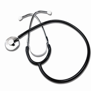 Single Head Nurses Black Stethoscope