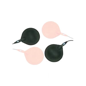 Black Rubber Carbon 3  Electrodes