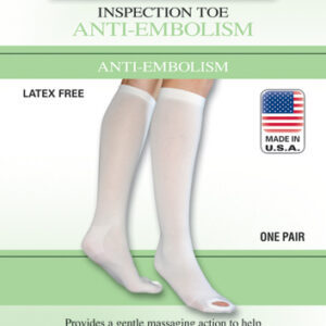 Anti-Embolism Stockings Xl/Lng 15-20mmHg Below Knee  Insp Toe