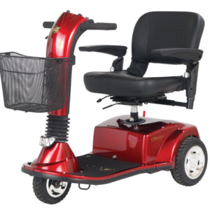 CompanionTM II 3-Wheel Elec Scooter Vermillion Red Full-Sz