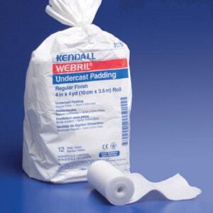 Webril 100% Cotton Undercast Padding 4  x 4 Yds Bg/12