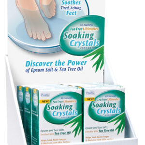 Tea Tree Ultimates Soothing Crystals Display