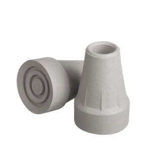 Crutch Tips (Super) Grey Pair (Mfgr #00842)  Case/8 pr