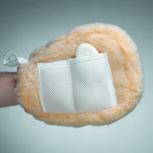 Sheepskin Bath Mitt  Universal